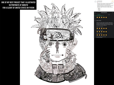 Illustration Of Naruto Characters adobe illustrator branding creative design graphic design illustration vector