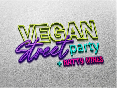 Logo for Vegan Street Party adobe illustrator adobe photoshop branding creative design graphic design illustration logo vector