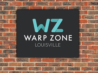 Warp Zone Louisville logo coworking design game dev gamedev logo louisville
