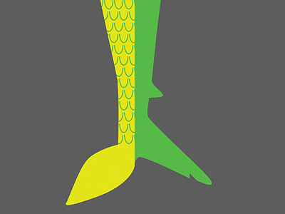 Mermaid & Shark graphic design illustration illustrator mermaid poster shark