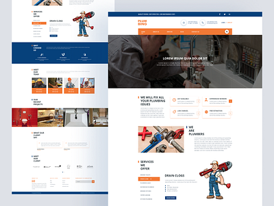 Service marketplace landing page