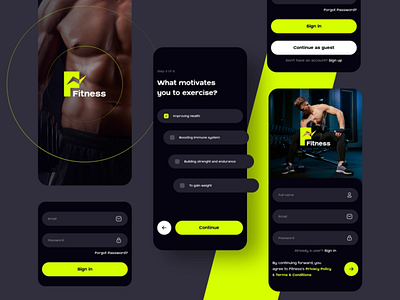 User Friendly Fitness App UI