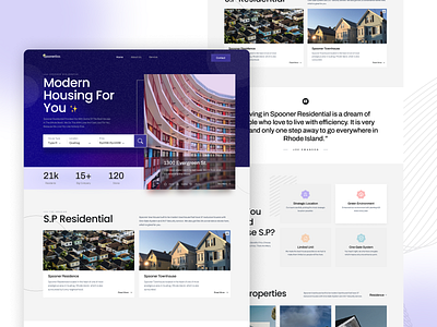 Spooner&co. - Real Estate Landing Page