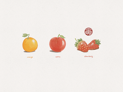 🥗 Fruits Illustration 1