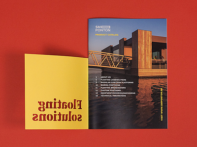 SM Ponton - Product catalog catalog marina pontoons print desing