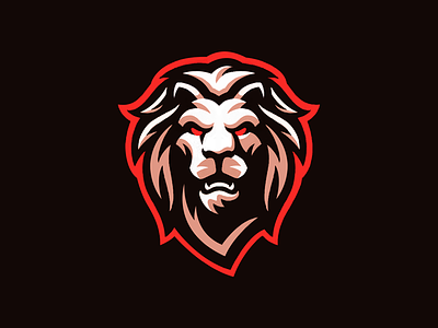 Lion Mascot Logo animal cat cat logo cougar lion lion logo mascot mascot logo panther sports logo