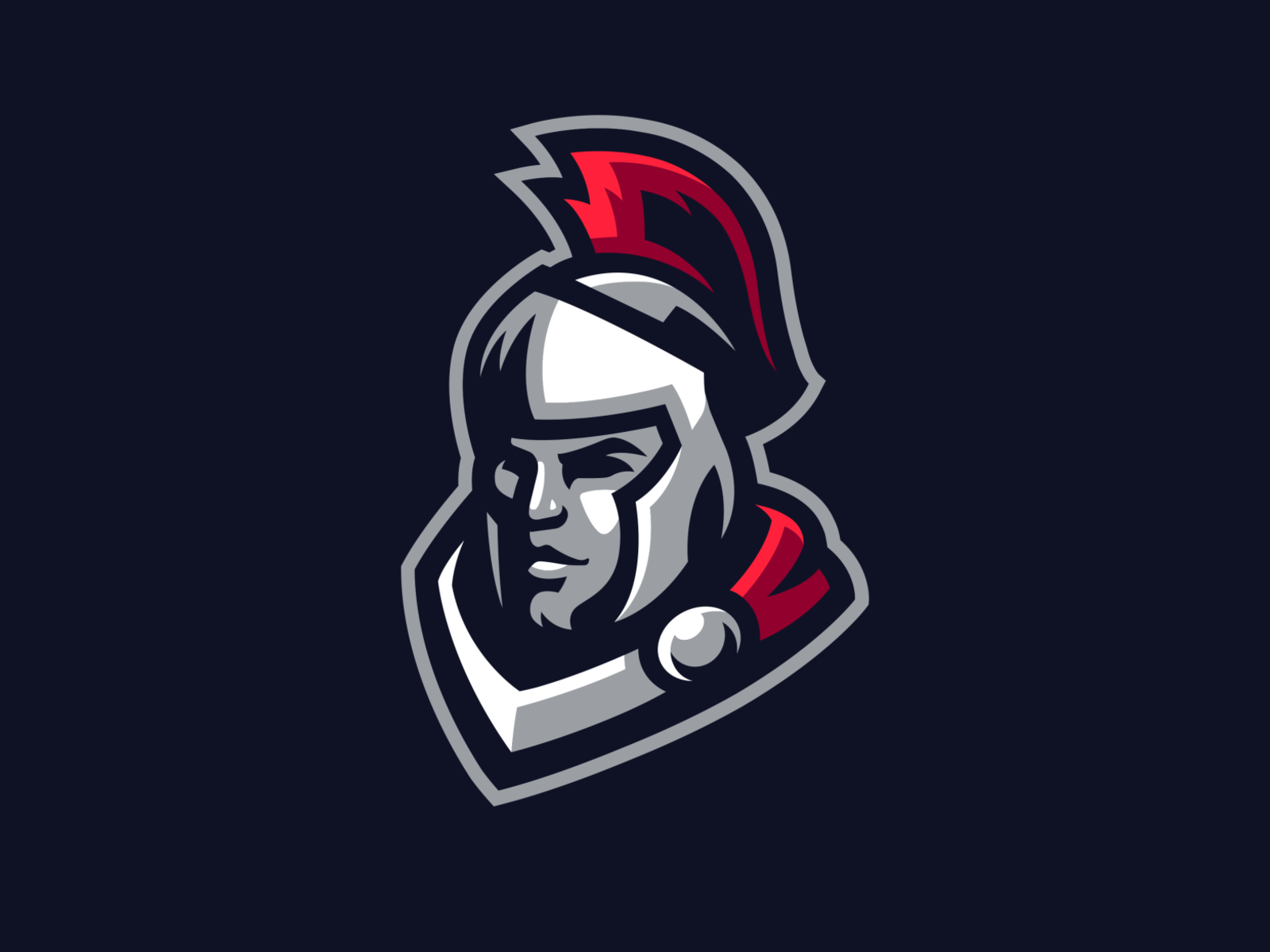 Spartan Mascot Logo by Koen on Dribbble
