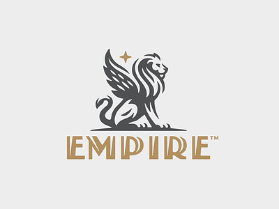 Empire Logo Design branding cat design empire empire logo illustration lion lion logo lion mascot logo logo luxury mascot mascot logo royal vector