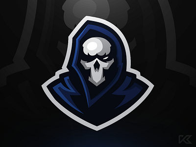 Grim Mascot Logo by Koen on Dribbble