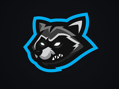 Raccoon Mascot Logo