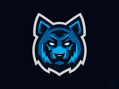 Wolf Mascot Logo design esports logo mascot team wolf