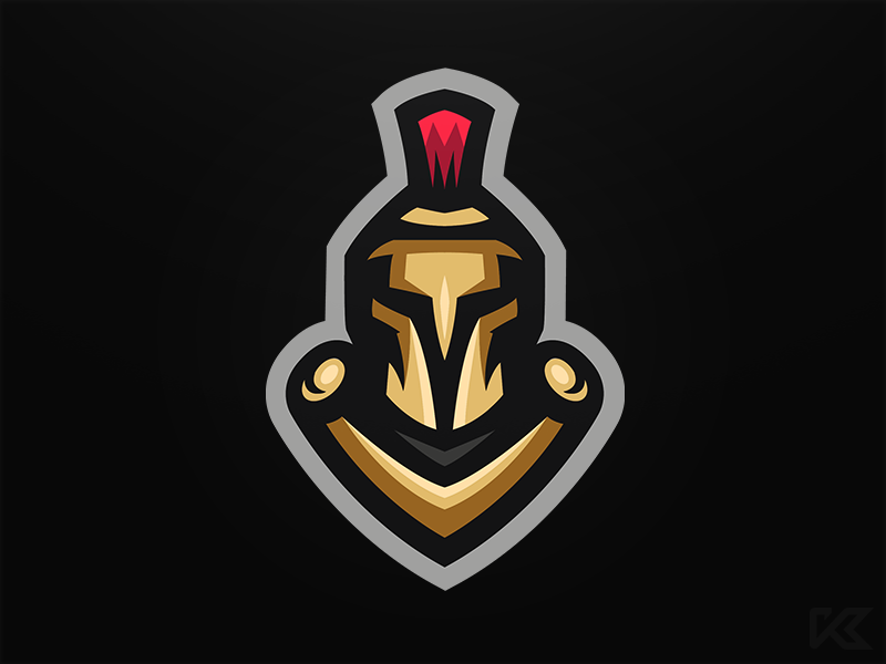 Spartan Mascot Logo by Koen on Dribbble