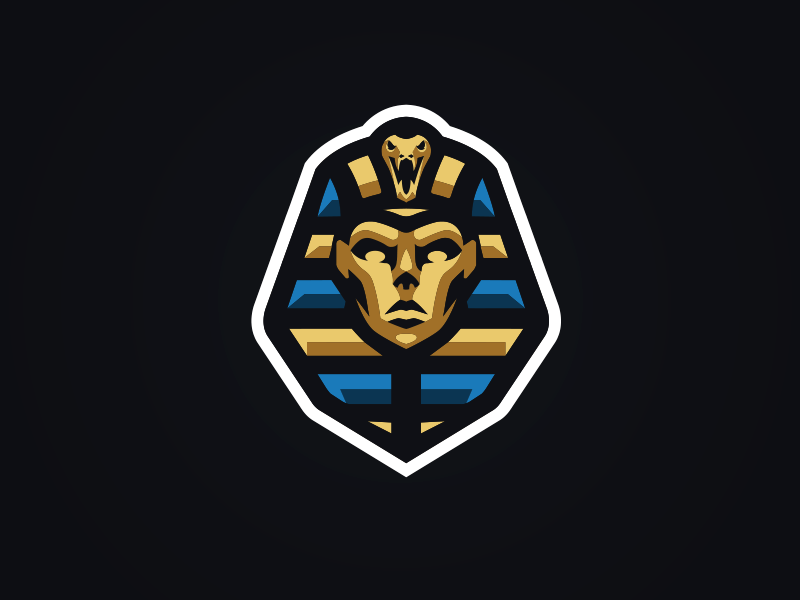 Pharaoh Mascot Logo