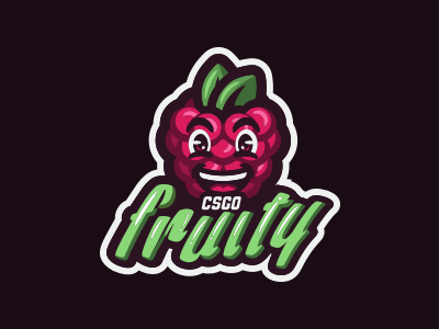 Raspberry Mascot Logo logo mascot raspberry