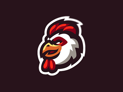 Rooster Mascot Logo (Up for Sale) bird chicken cock eagle logo mascot rooster