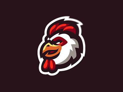 Rooster Mascot Logo (Up for Sale)