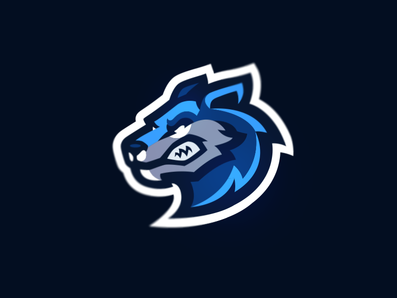 Wolf Mascot Logo by Koen on Dribbble