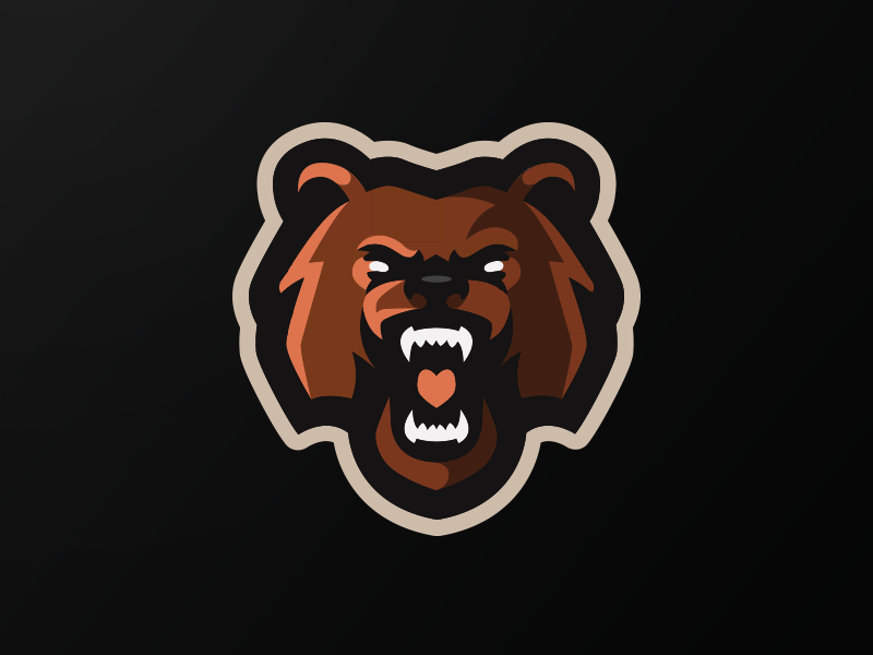 Bear Mascot Logo by Koen on Dribbble