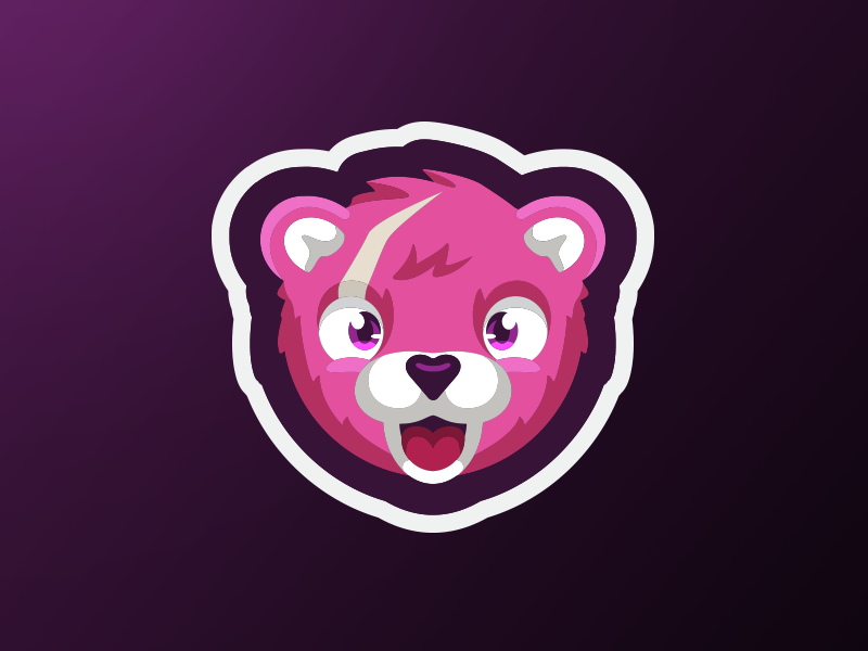 Fortnite Bear Mascot Logo by Koen on Dribbble