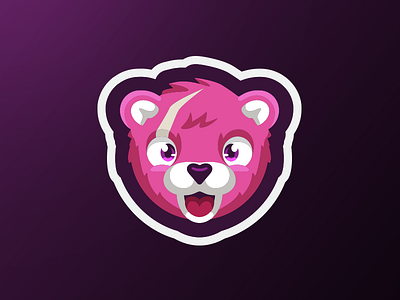 Fortnite Bear Mascot Logo
