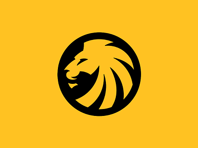 Lion Logo Design lion lion logo lion logo design lion mascot lion mascot logo lions logo tiger yellow