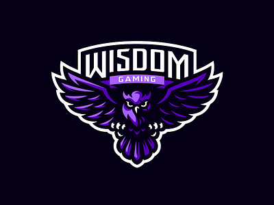 Wisdom Gaming Mascot Logo (Up for sale)