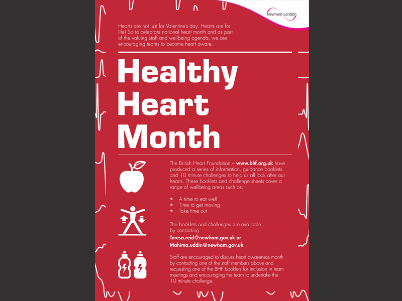 Heart Health Month Poster Ideas