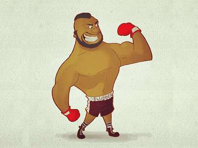 Mr. T character clubber lang drawing illustration mr. t rocky sketch