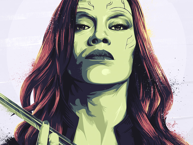 Gamora by Dane Draws on Dribbble