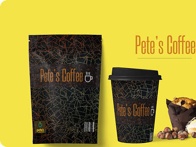 Pete's Coffee app brandidentity branding design designer figma graphic design illustration logo marketing packaging typography ui uiux ux vector visualidentity