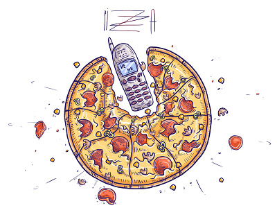 menemen art artsy artwork dinner fish food illustration italian nokia pizza stillframe vector