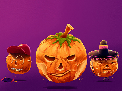 halloween 2018 artsy artwork character conceptart design halloween halloween design illustration pumpkin pumpkins stillframe vector