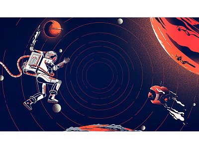 space artsy artwork astronaut characterdesign concept conceptart illustration mars space stillframe