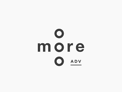 More Adv - Brand Identity brand agency branding design digital icon italy logo minimal more symbol typography