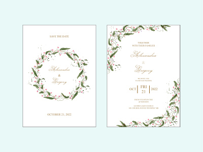 THE WEDDING INVITATION invitation newlyweds wedding