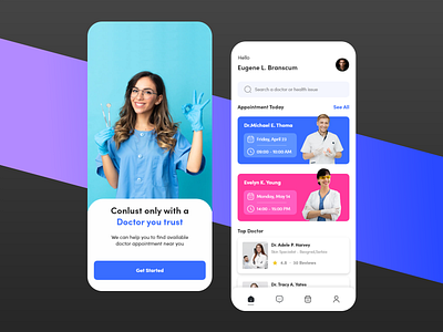 Medicare - Doctor Appointment App design ui ui mobile