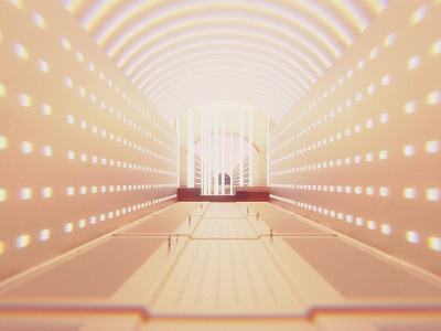 Sci Fi Hallway 3d blender cycles sci fi