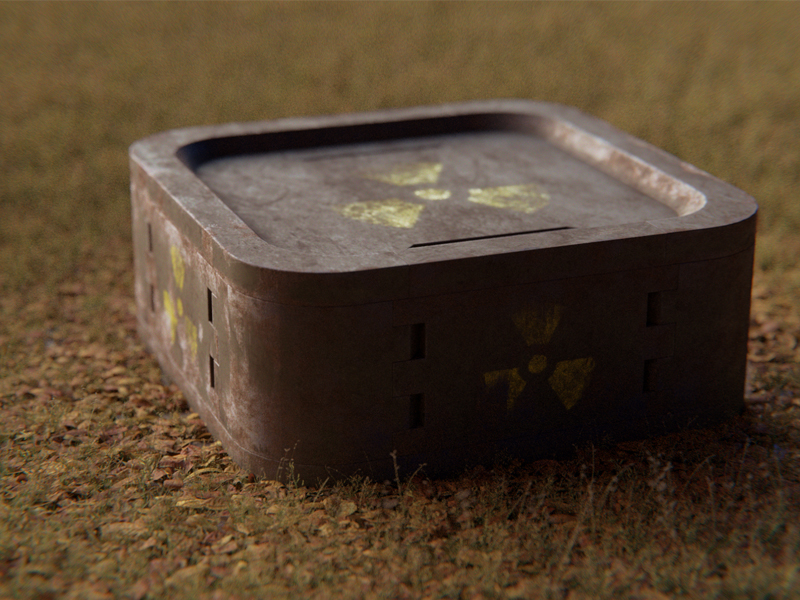 Old Radioactive Container by Lawrence on Dribbble