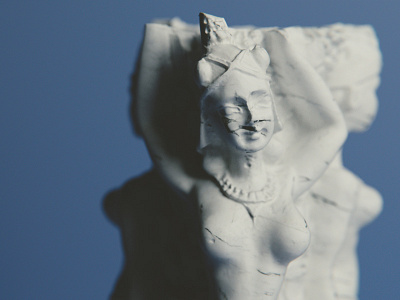 Marble Statue Face