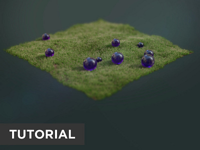 Purple Orbs Animation Nodes Tutorial animationnodes b3d cyclesrender tutorial