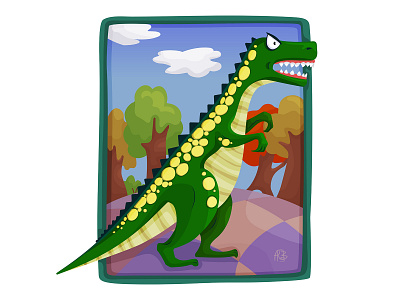 Tyrannosaurus adobe illustrator children illustration dino illustration illustrator t rex tyrannosaurus vector