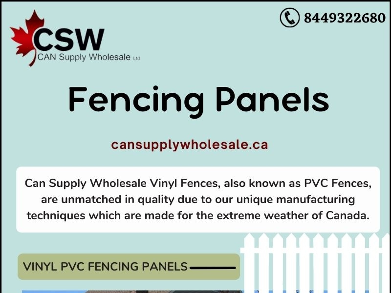 Most Durable and Affordable Fencing Panels in Saskatchewan by CAN