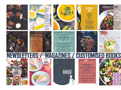 Newsletters/ Magazines / Customized Books 2d design book design branding design graphic design illustration layout logo typography vector