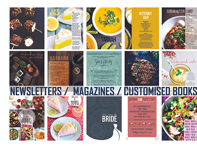 Newsletters/ Magazines / Customized Books