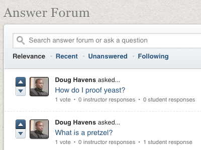 Q&A Forum