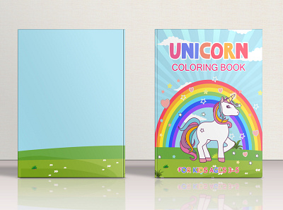 Unicorn Coloring Book activitybook amazon kdp amazon kdp book design book cover coloring book coloring book design coloring book for kids graphic design kdp kids coloring book unicorn unicorn coloring book