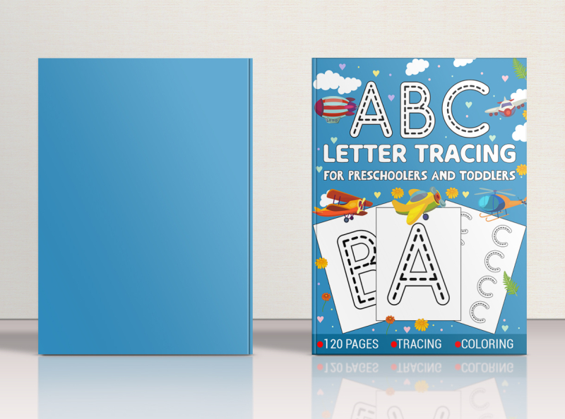 ABC Letter Tracing Book Cover Design by Rashidul Sony on Dribbble