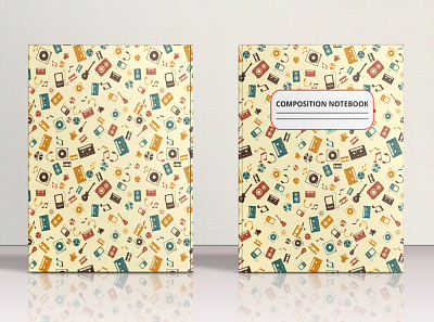 Composition NoteBook Cover Design activitybook amazon kdp amazon kdp book design book cover coloring book composition notebook design graphic design illustration kdp no content notebook