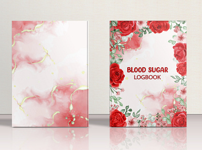 Logbook Cover Design for amazon kdp amazon fba amazon kdp amazon kdp book design book cover book cover design diary ebook cover flowers graphic design inner page kdp kdp books logbook monthly planner notebook paperback planner