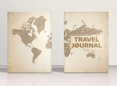 Travel Journal Cover Design amazon kdp amazon kdp book design book book cover branding design graphic design journal kdp logbook logo notebook